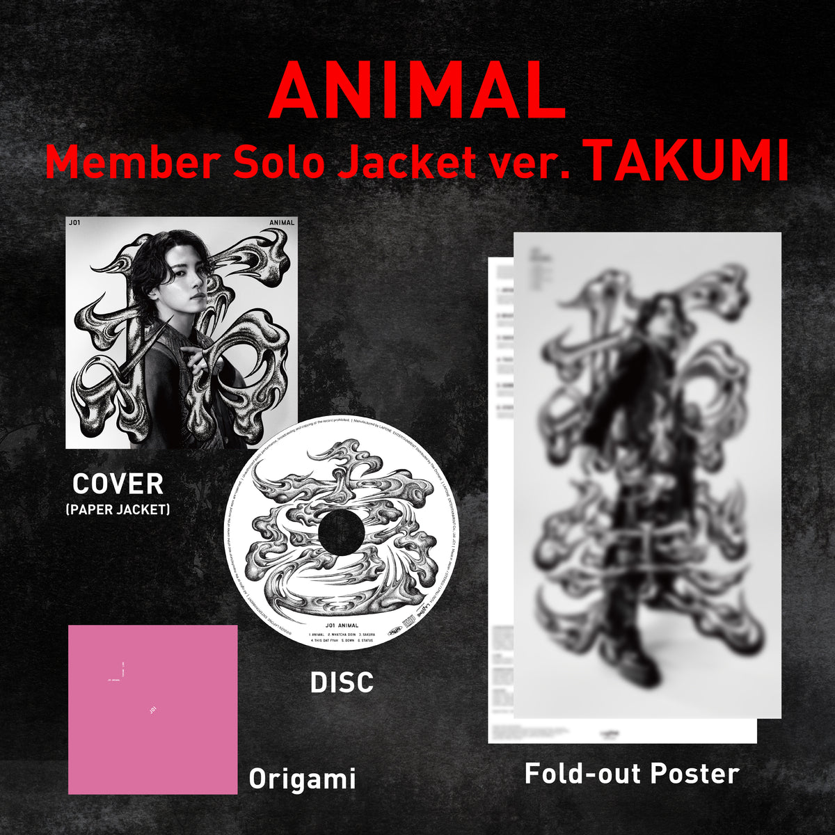 ANIMAL - Member Solo Jacket ver. TAKUMI