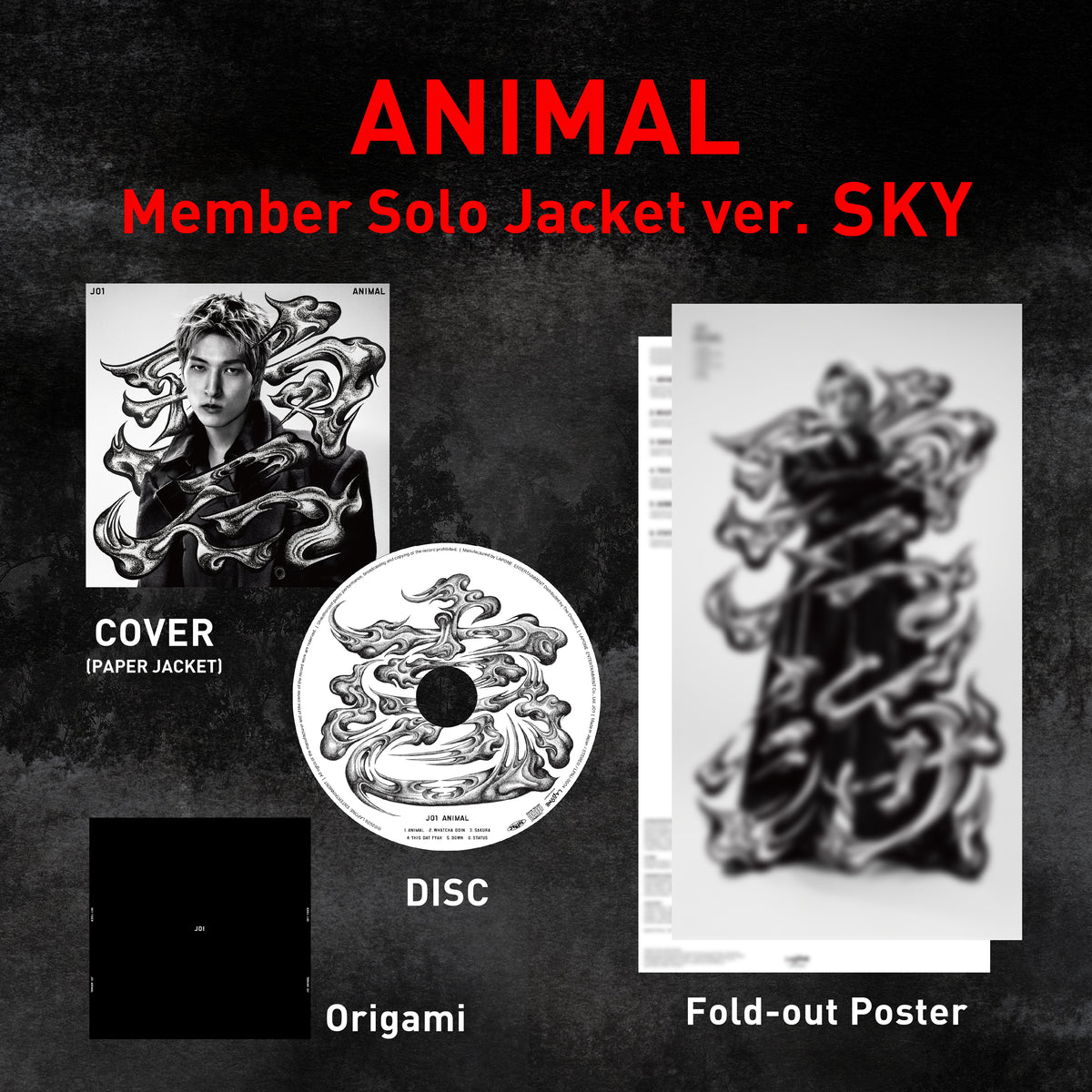 ANIMAL - Member Solo Jacket ver. SKY